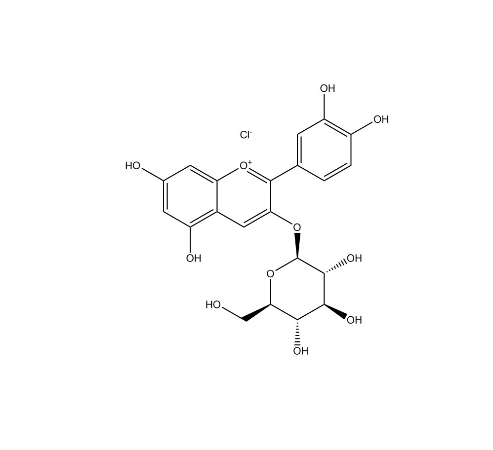 矢車菊素-3-O-葡萄糖苷|7084-24-4